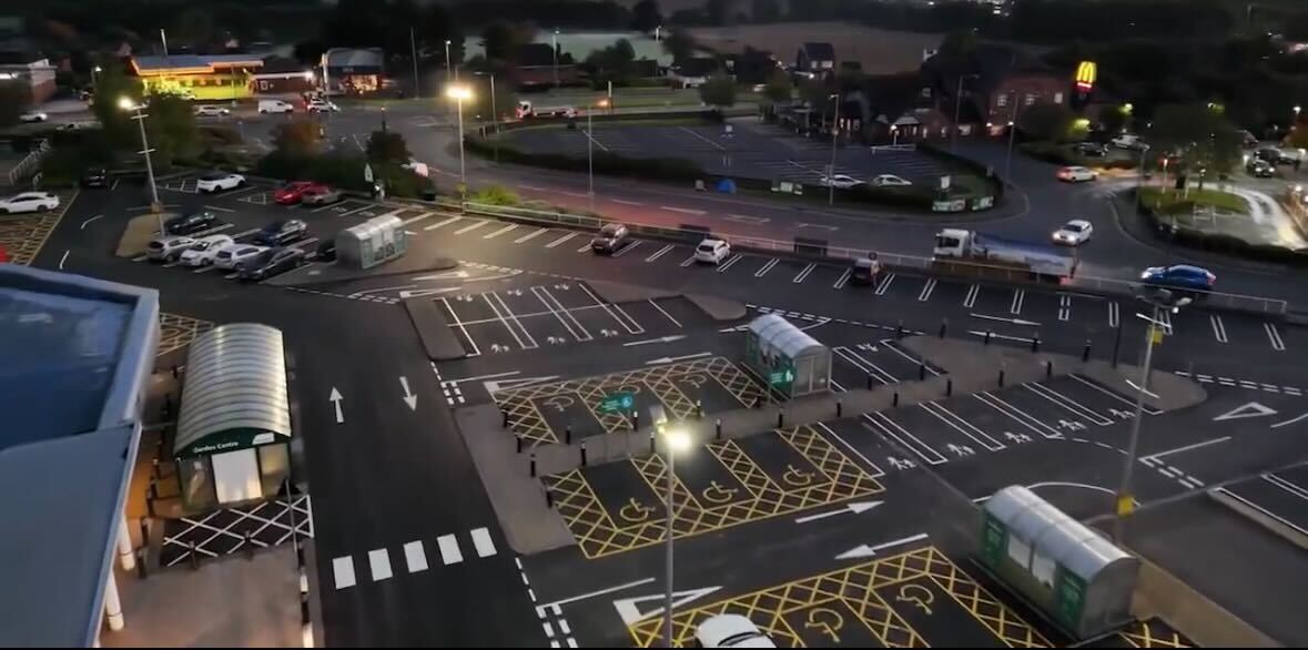 How Do You Line Mark a Live Car Park Without Closing It?