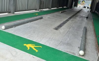 Factory floor markings: 5S colour standards 